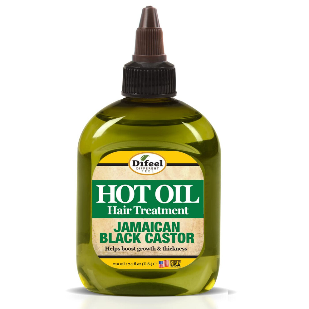Difeel Black Jamaican Castor Hot Oil Treatment 7.1 Oz.