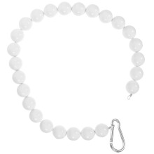 Flagpole Beaded Retainer Ring – PVC & Metal, 1 Set