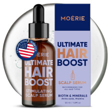 Moerie Hair Growth Serum 50 ml - for Accelerating Hair Growth & Against Hair Loss in Women - Hair Boost Scalp - Hair Boost Hair Oil - Anti Hair L