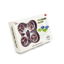 Thunder Glow Drone High-Performance RC Drone with LED Lights, 360 Flip Stunts, Durable Design, Remote Control Quadcopter for Kids Ages 8+