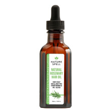 Nature Spell Rosemary Oil for Hair Growth, Pre-Diluted Scalp Oil, Stimulates Growth, Strengthens Dry and Damaged Strands, Nourishes Split Ends, C