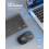 TeckNet TECKNET Mini Wireless Keyboard and Mouse Set, 2.4G Cordless USB, Grey 2