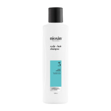 Nioxin System 3 Scalp + Hair Shampoo - Hair Thickening Shampoo For Coloured, Dry and Damaged Hair with Light Thinning - with Biotin and Niacinami