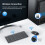 TeckNet TECKNET Mini Wireless Keyboard and Mouse Set, 2.4G Cordless USB, Black 5