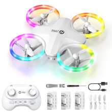 Holy Stone HS180 Kids Mini Drone with LED Lights for 6-12 Year Old Boys Girls, Small RC Quadcopter with 3 Batteries 21 Mins Flight, 360 Flips, E