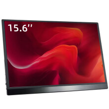 Aorpdd 15.6 Inch Portable Monitor HDR 1080P IPS Screen with USB-C & Mini HDMI, 60Hz External Display for Laptop, Phone, PC, Switch, PS5, Xbox U