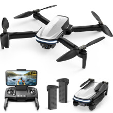 Holy Stone HS280 Foldable Drone with 1080P Camera for Adults and Kids, RC Quadcopter with Gravity Mode, Tap Fly, Voice and Gesture Control, Selfi