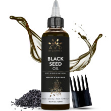 AVD Organics Premium Black Seed Oil 120ml Natural Nigella Sativa Oil for Beauty Rituals & Hair Nourishment Multi-Purpose Use on Skin, Scalp & H