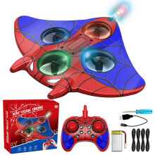 Mini Drone for Kids, Remote Control Airplane with Auto Hovering, Quadcopter Remote Foam Airplane with Light, 360 Flip, RC Plane Toy for Birthday