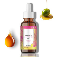 Cyperus Rotundus Oil, Natural Cyperus Rotundus Oil for Hair Removal, Inhibits Hair Growth, Reduces Body Unwanted Hair Growth, Moisturizes & Sooth