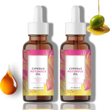 2PCS Cyperus Rotundus Oil, Natural Cyperus Rotundus Oil for Hair Removal, Inhibits Hair Growth, Reduces Body Unwanted Hair Growth, Moisturizes &
