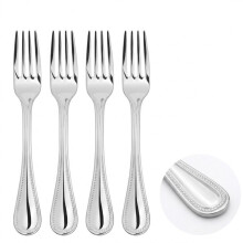 Cutlery Sets Stainless Steel 18/8 Fork 4pc Set Catering Bead