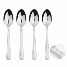Cutlery Sets Stainless Steel 18/8 Dessert Spoon 4pc Set Catering Papyrus