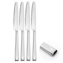 Cutlery Sets Stainless Steel 18/8 Dinner Knife 4pc Set Catering Taper