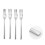 Cutlery Sets Stainless Steel 18/8 Fork 4pc Set Catering Flat 1