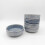 Reactive Ash Blue Glaze Dinnerware Cereal Bowl 4pc Set 16cm 1