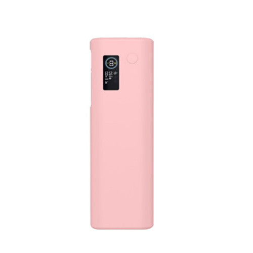 Coque en silicone résistante à l'eau pour puissance mobile-Rose