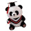 Gevulde Panda Speelgoed Cadeau Afstudeercadeau-Rood 1