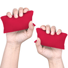 Oreiller ergonomique Miniature en microfibre pour les-Rouge