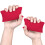 Oreiller ergonomique Miniature en microfibre pour les-Rouge 1