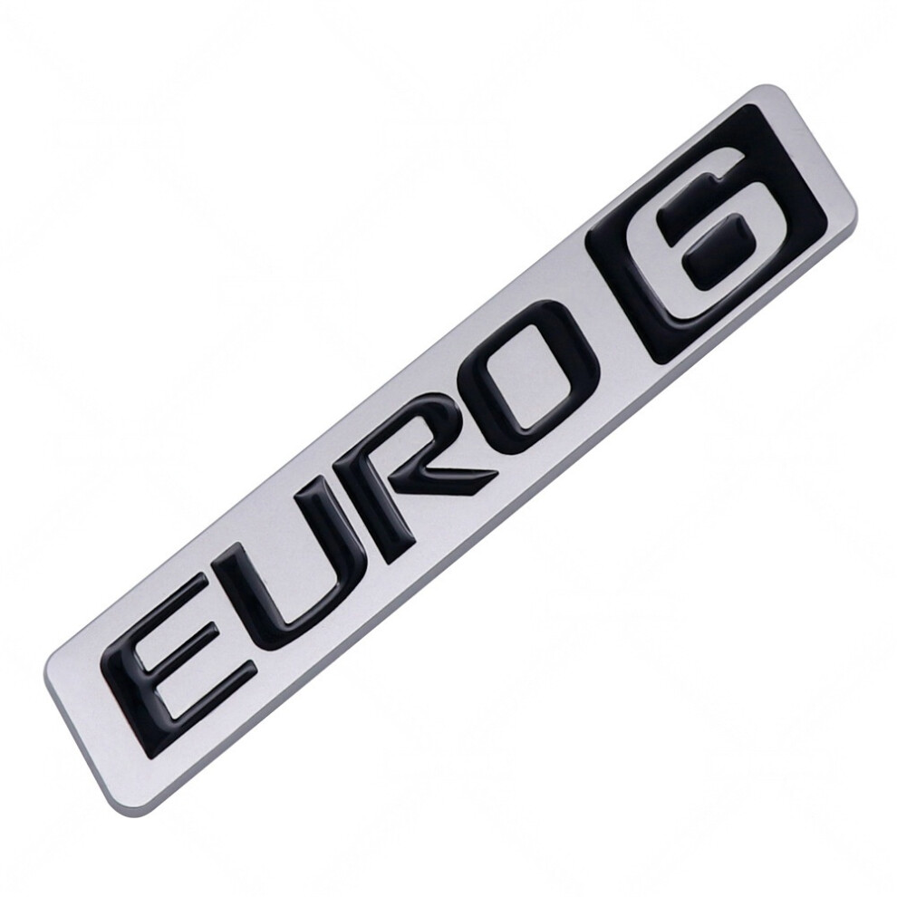 Volvo Euro 6 Emblem Badge, Rear Boot & Side Wing Sticker Decal 4069369528033