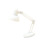 Lampe de Table moderne Miniature pour maison de poupée,-Blanc 1