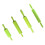 (Green) Multifunctional Plastic Dough Roller For Pastas Pizza Cookie Comfortable To Use Rolling Pin Kitchen Accessory  red 1