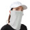 Soft Durability Sun Protective Face Cover Quick-Light Gray 1