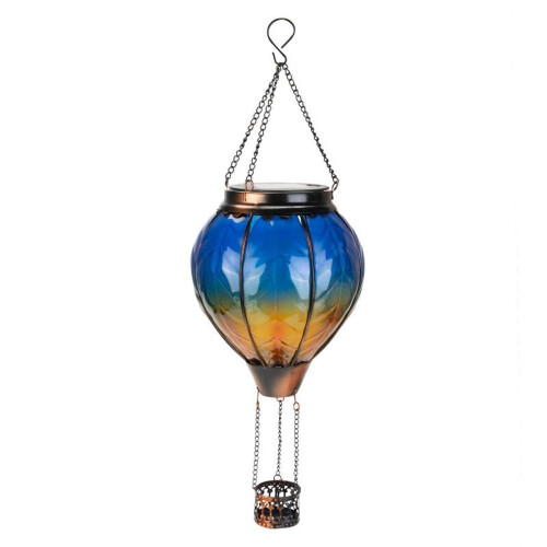 Lanterna solare da esterno impermeabile a forma di mongolfiera