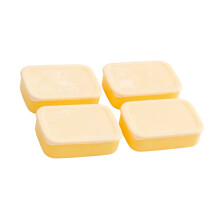4 Pack Sturdy Plastic Meal Holders For Outdoor-Yellow 900