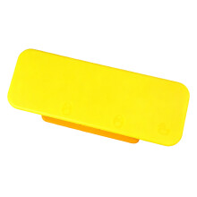Penhouders met ritssluiting, premium penopbergtas,-Geel