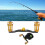 Baitcasting-Trollingrollen, Griff aus Kohlefaser, Angelrollengriff, Wassertropfenrollengriff, einfache Montage 4