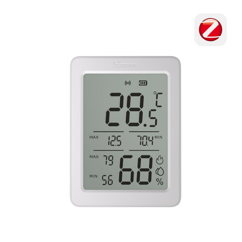 SONOFF  SNZB-02DR2 AirGuard TH 3.6'' LCD Zigbee Temperature And Humidity Sensor