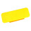 Zippered Design Pen Holders Storage Bag Stationeries-Yellow 1