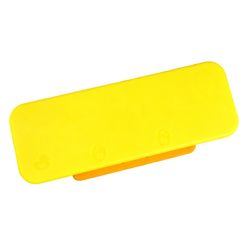 Zippered Design Pen Holders Storage Bag Stationeries-Yellow