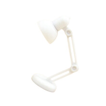 Miniatuur moderne tafellamp met realistisch detail voor-Wit