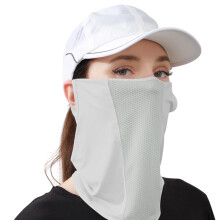 Lichtgewicht ademend zonnebrandmasker,-Lichtgrijs