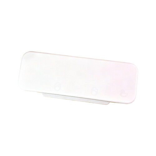 Zippered Design Pen Holders Premium Pen Storage Bag-White