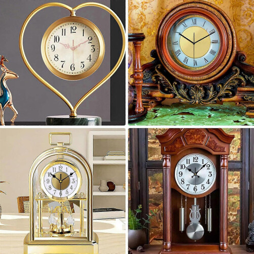 2 Pack Jump Second Pendulum Clock Mechanism Replacement Set Quartzs Clock Movement with Clock Hands compatible with DIY Clock Repair 2