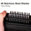 Professional Meat Tenderizer With 48 Nonrust Steel Needle-Red 2
