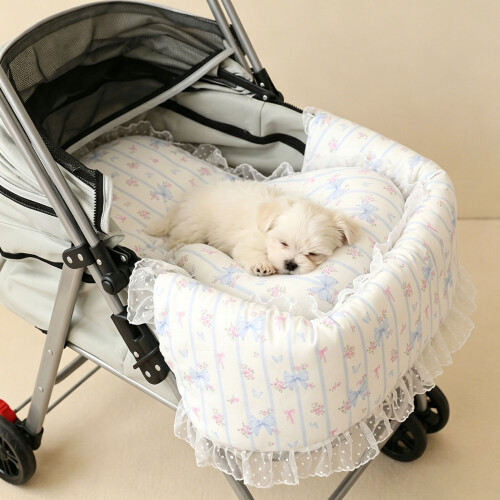 3PCS Pet Strollers Liner Pad Pushchair Cushion Set Soft Padded 1