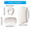 Hondenkinderwagens Insert Kussen Set van 3 Afneembaar en 3