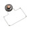Sink Drain Filter With Large Capacity Removable Mesh Bag For-A 1