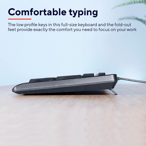 Trust Taro Wired Keyboard and Mouse Set QWERTY UK Layout, Black 2
