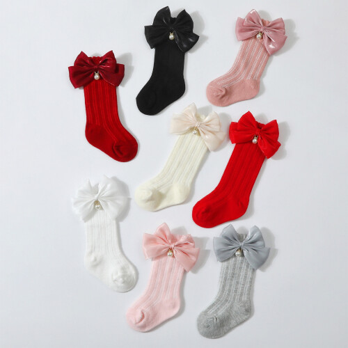 Ensemble bandeau et chaussettes élégants pour bébé,-Rose 2