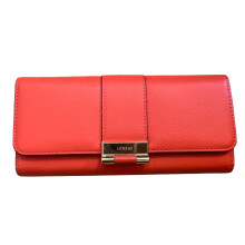 (Orange) Lorenz Block Colour Matinee Purse RFID Wallet Ladies Card Holder Coin Pocket