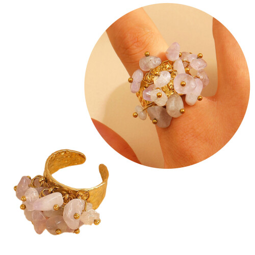Elegante Wickelringe mit Perlen, moderner, femininer Stil,-A 2