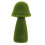 Beflockter Pilz als Ornament, grün, 24 cm 4
