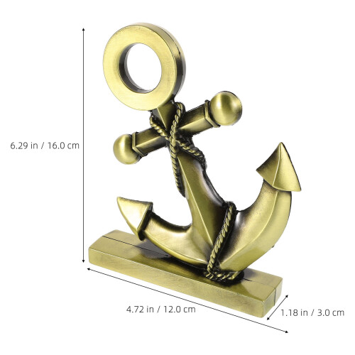 Middelhavsbådsankerfigur legering guld 1
