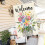 Spring Floral House Flag 28x40 in Double Sided 5